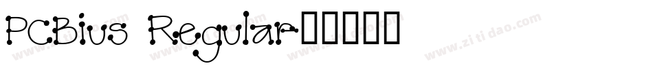 PCBius Regular字体转换